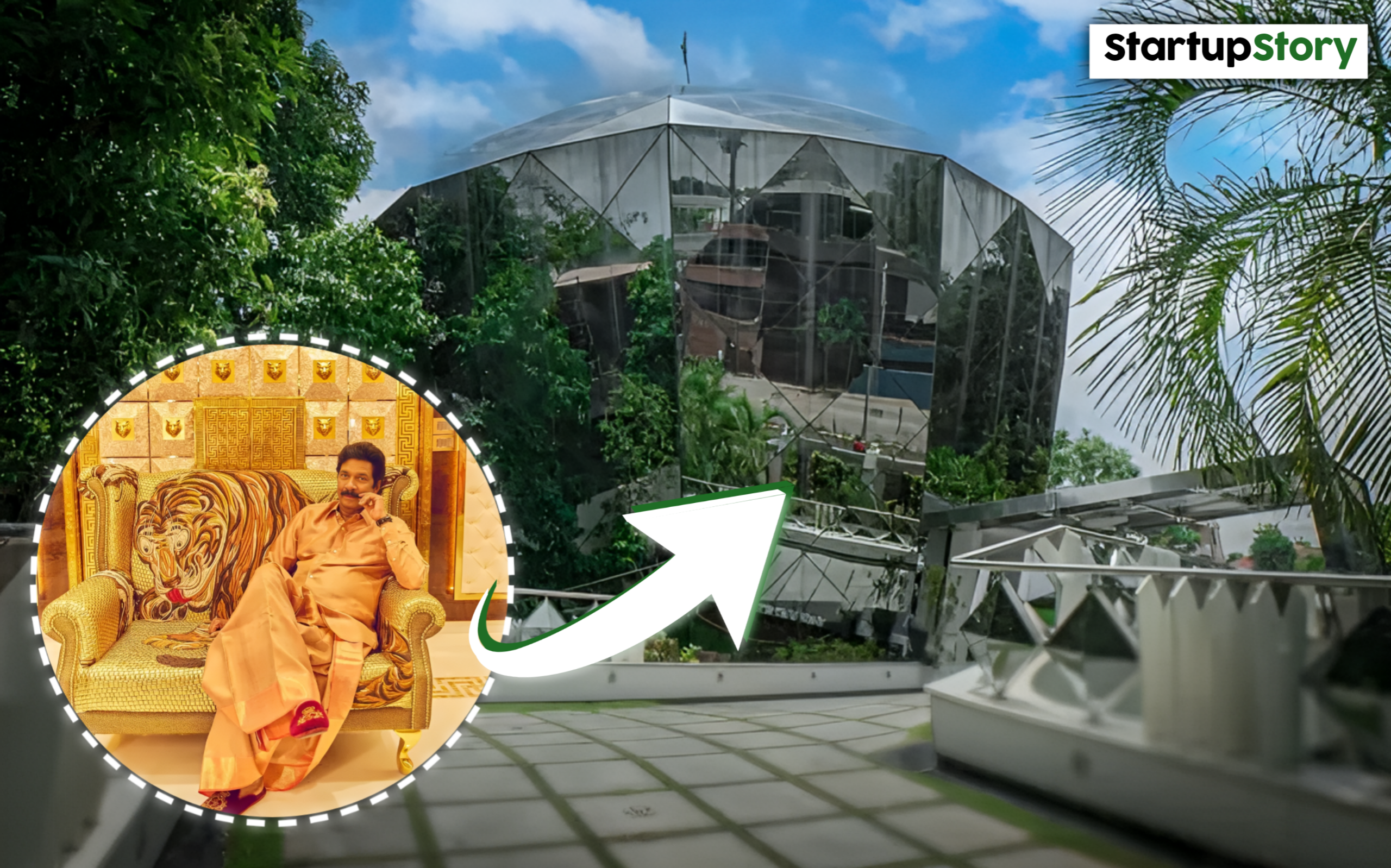 This Founder Lives In Diamond Shaped House And Has Rs 17,931 Crore Networth!